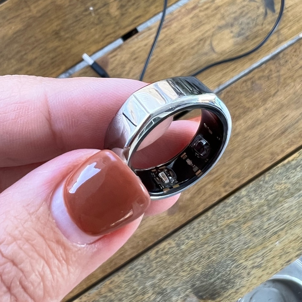 Oura Ring gen 3 heritage silver size 10